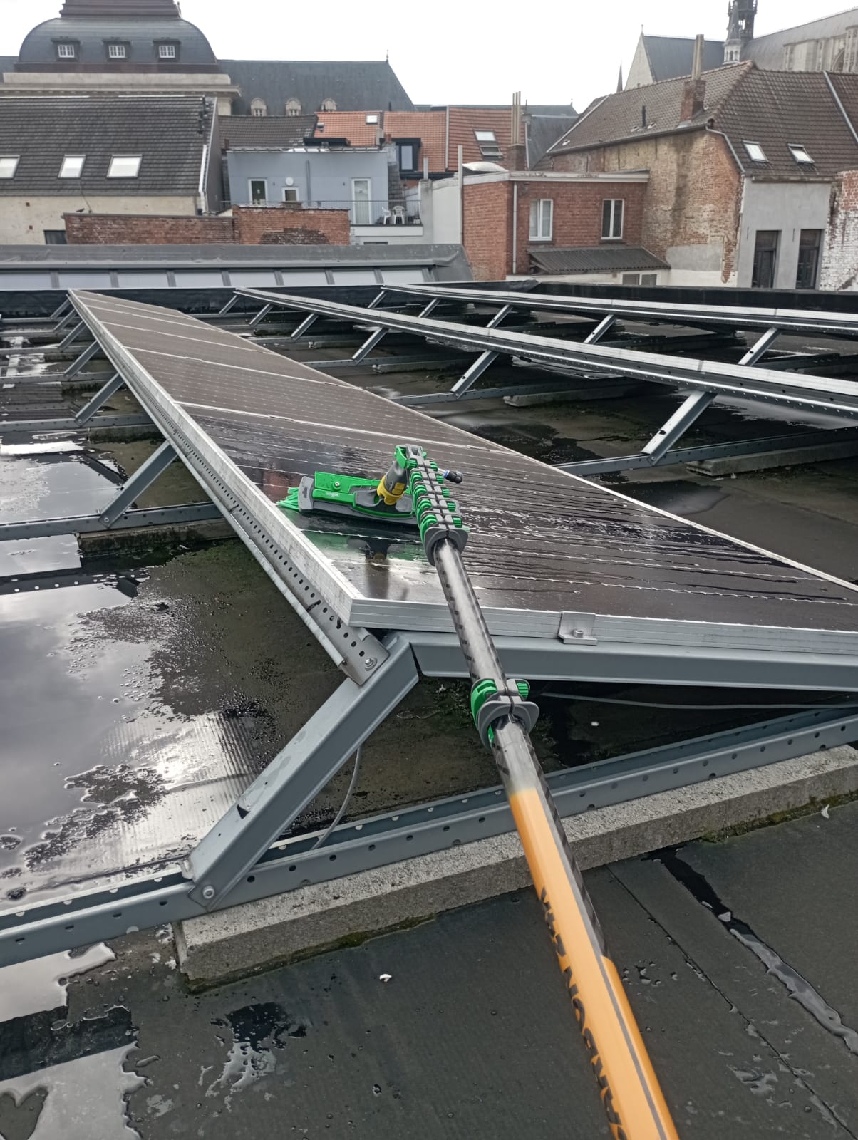 Zonnepanelen reiniging